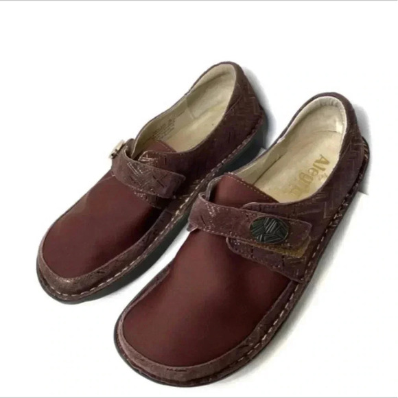 Alegria PG Lite Dream Fit Den 589 Brown Slip On Comfort Shoes - Picture 3 of 9